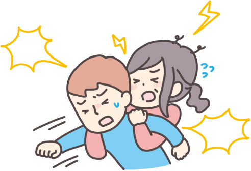 自分を傷つける、暴力をふるってしまう症状がある方